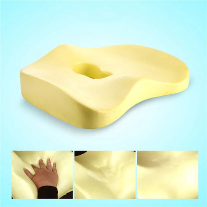LOVERCAR Thicken Car Seat Cushion Memory Foam Slow Rebound Breathable Chair Cushion