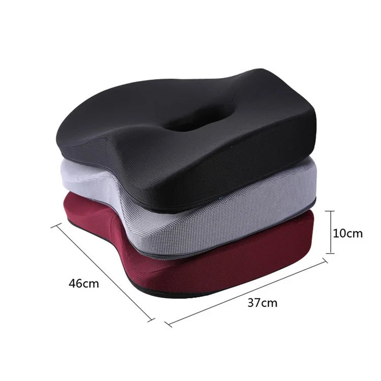 LOVERCAR Thicken Car Seat Cushion Memory Foam Slow Rebound Breathable Chair Cushion