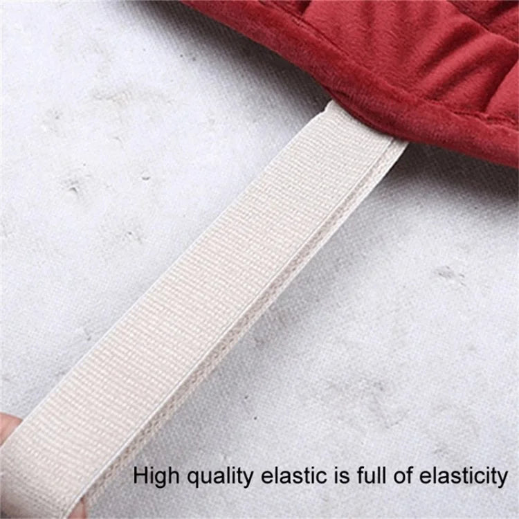 Non-slip Winter Car Front Seat Cover Pad Universal Warm Velvet Cushion with Pocket