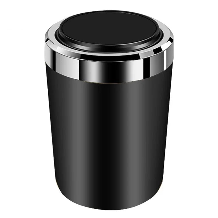 ABS+Metal Liner LED Light Car Ashtray Vehicle Interior Garbage Can Ashtray with Lid