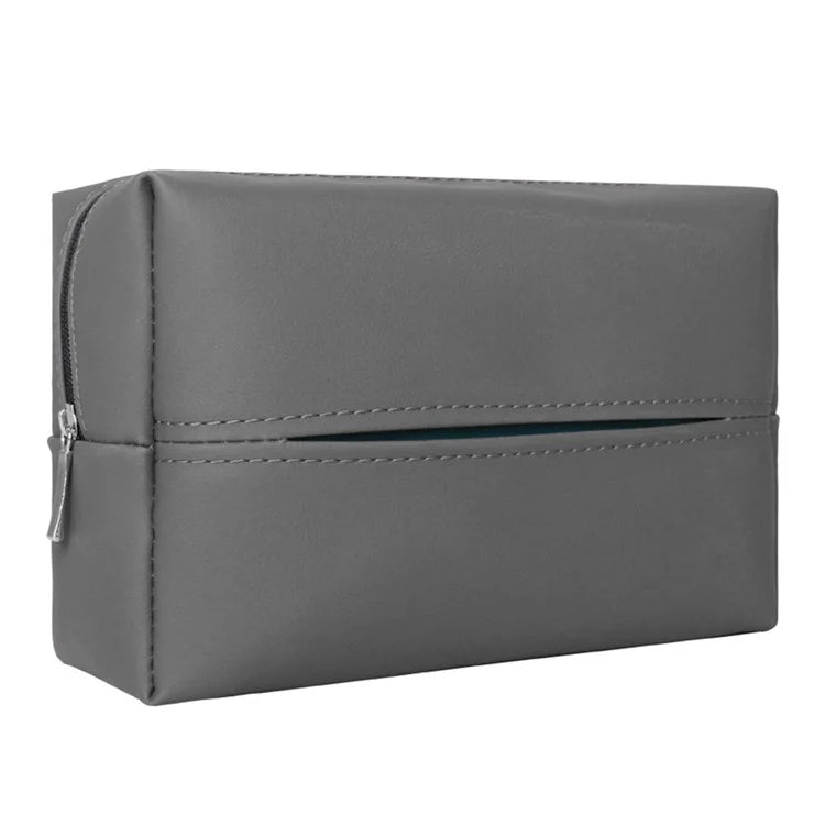 Napa Leather Car Tissue Box Holder Back Seat Headrest Hanging Tissue Box