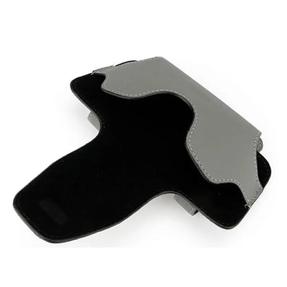 Nappa Texture PU Leather Car Glasses Storage Case Sun Visor Clip Sunglasses Holder