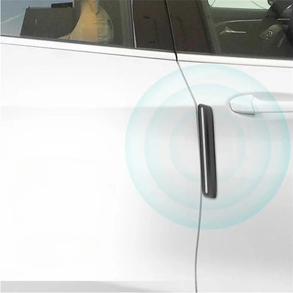4Pcs Universal Car Door Edge Protector Rearview Mirror Bumper Guard Sticker