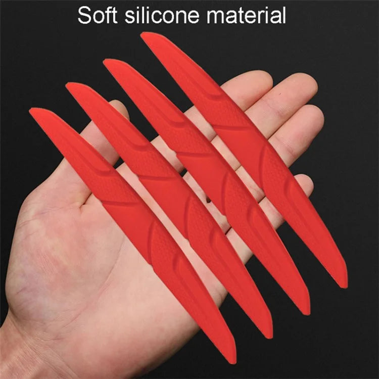 SHAN SHI 7755# 4Pcs Car Truck Door Anti-collision Guard Silicone Strips