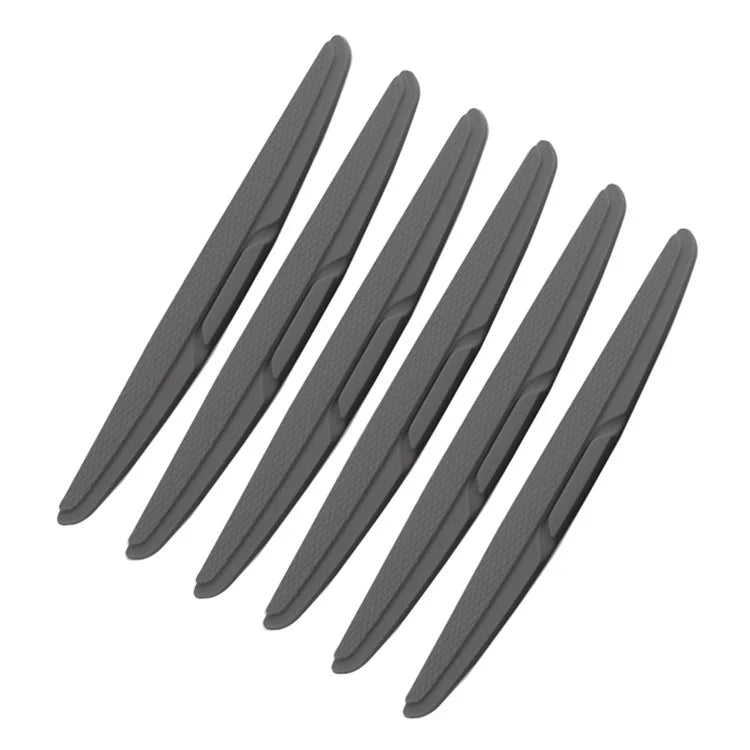 SHAN SHI 7755# 6Pcs Car Door Rearview Mirror Anti-collision Silicone Strips