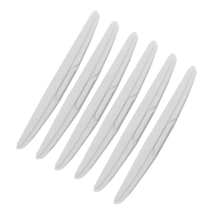 SHAN SHI 7755# 6Pcs Car Door Rearview Mirror Anti-collision Silicone Strips