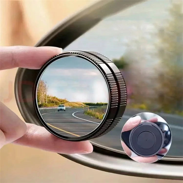 2Pcs Blind Spot Mirrors Rotating Automotive Side Blindspot Mirror for Car Waterproof HD Rear Glass