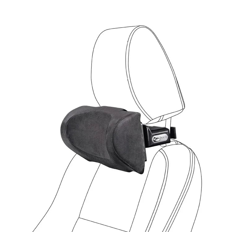 Position Adjustable Car Seat Neck Support Pillow Memory Foam Headrest Cushion