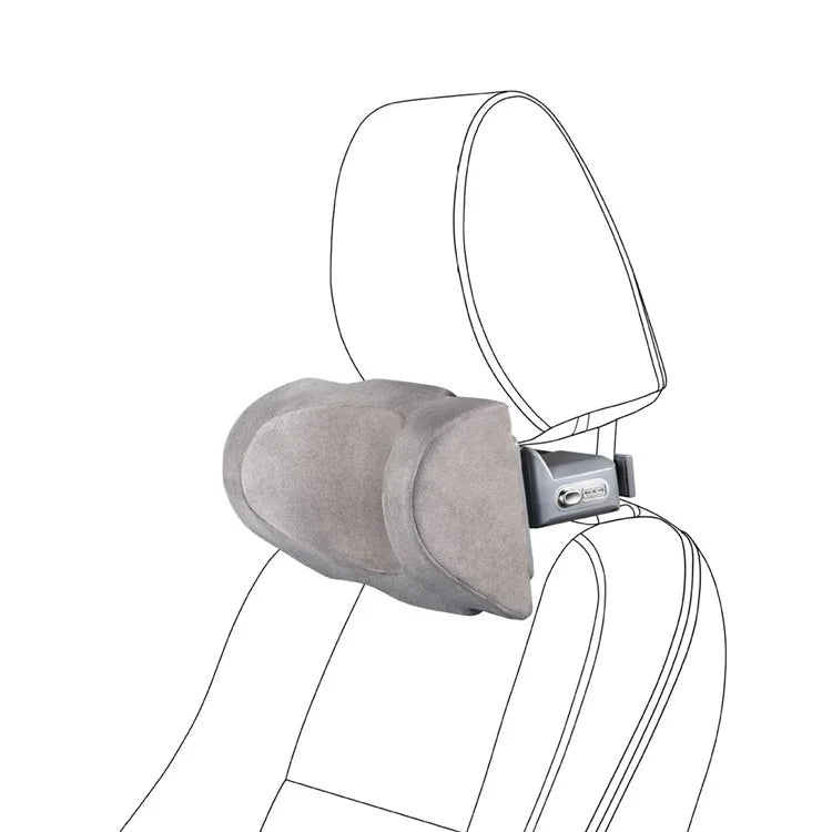 Position Adjustable Car Seat Neck Support Pillow Memory Foam Headrest Cushion