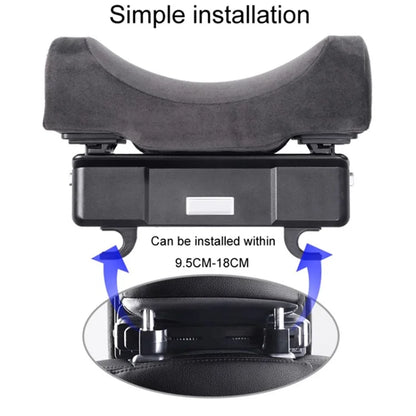 Position Adjustable Car Seat Neck Support Pillow Memory Foam Headrest Cushion