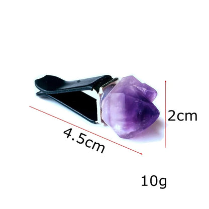Crystal Stone Car Air Vent Clips Car Decoration Ornament for Women Car Interior Accessory
