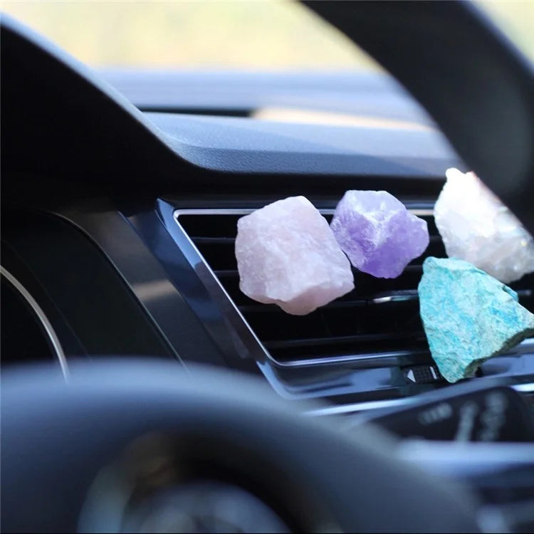 Crystal Stone Car Air Vent Clips Car Decoration Ornament for Women Car Interior Accessory