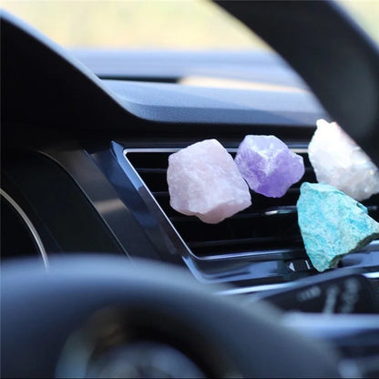 Crystal Stone Car Air Vent Clips Car Decoration Ornament for Women Car Interior Accessory