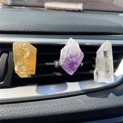 Crystal Stone Car Air Vent Clips Car Decoration Ornament for Women Car Interior Accessory