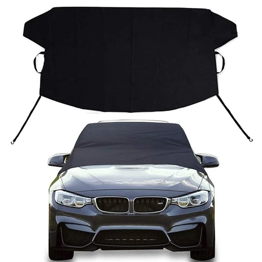 220x140cm 600D Oxford Cloth Thicken Car Front Windshield Waterproof Cover Windscreen Ice Snow Cover