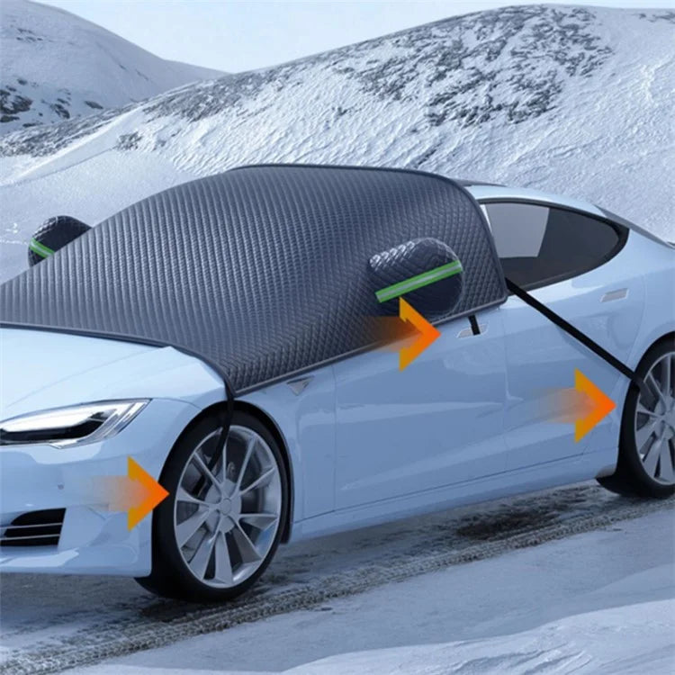 Sedan Car Covers Waterproof Snow Frost Sun Protection Car Case Shield