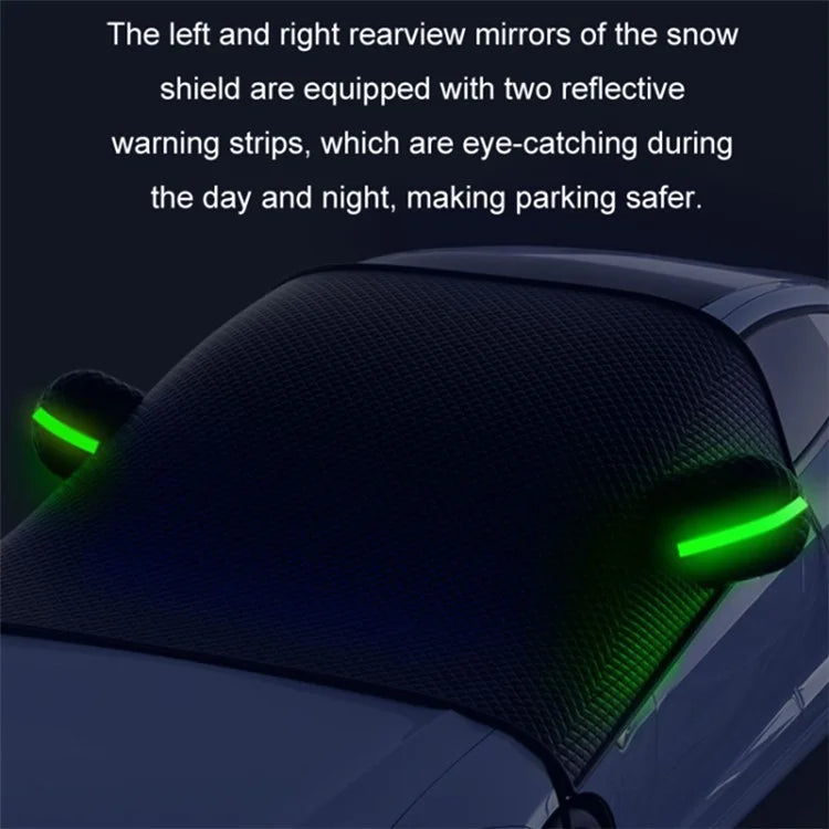 Sedan Car Covers Waterproof Snow Frost Sun Protection Car Case Shield+Red
