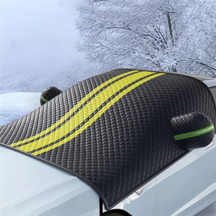 Sedan Car Covers Waterproof Snow Frost Sun Protection Car Case Shield+Yellow
