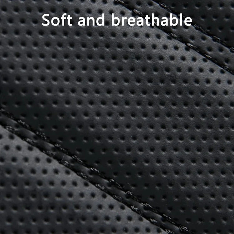FSX001 Leather+Memory Foam Car Armrest Box Heighten Pad Car Armrest Box Cover Tissue Box