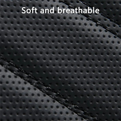 FSX001 Leather+Memory Foam Car Armrest Box Heighten Pad Car Armrest Box Cover Tissue Box