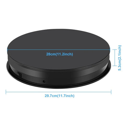 PULUZ PU3131 30cm Speed Control Turntable ABS+PC Display Stand Shooting Prop Turntable