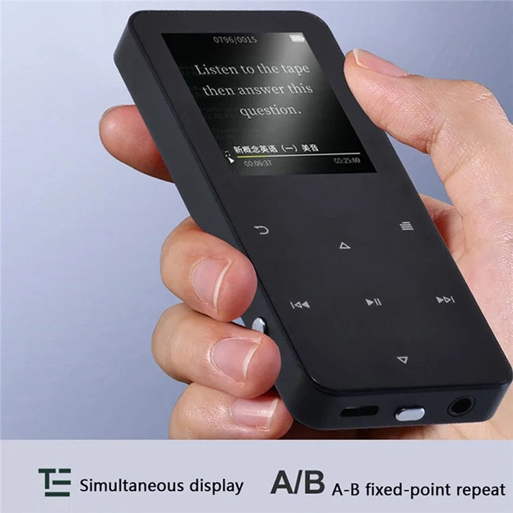 S308 32GB TF Card Touch Screen MP3 Sound Recorder Music Video MP4 Player with Dictionary + Bluetooth Function