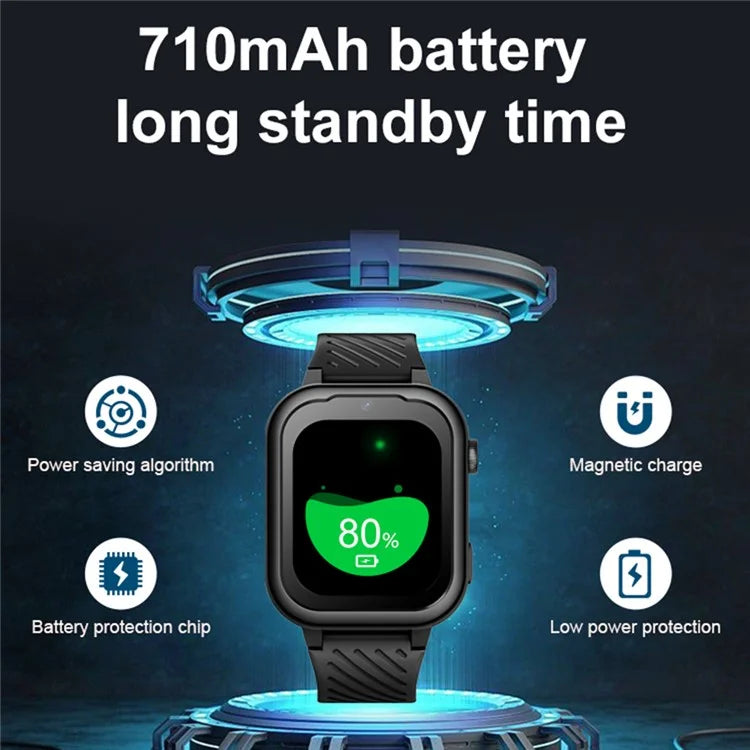 D39 Children GPS Tracker Watch Video Call 1.83-Inch Screen Android 8.1 Kids Phone Smart Watch