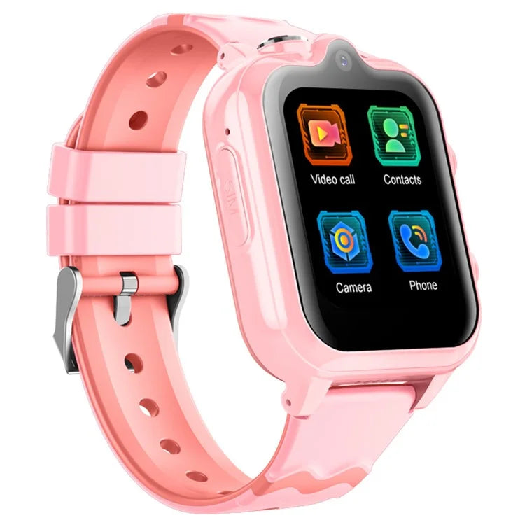 D35-C 4G Phone Kids Smart Watch GPS Tracker Two-Way Video Call Dual-Lens Watch for Children