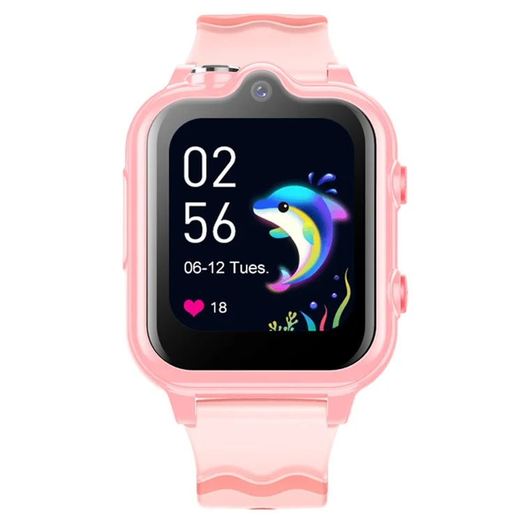 D35-C 4G Phone Kids Smart Watch GPS Tracker Two-Way Video Call Dual-Lens Watch for Children