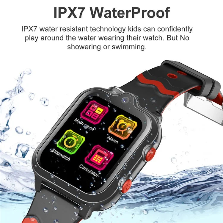 D35-C 4G Phone Kids Smart Watch GPS Tracker Two-Way Video Call Dual-Lens Watch for Children