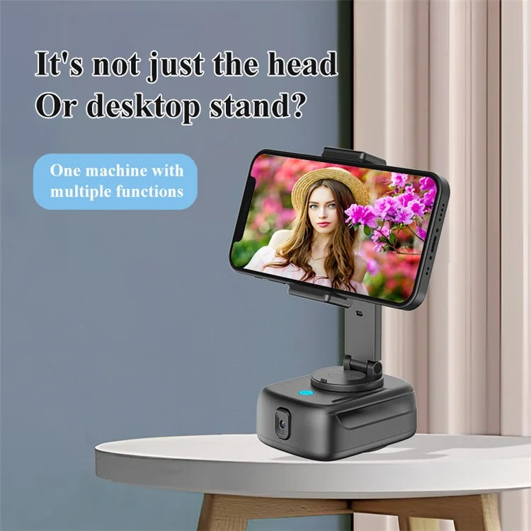 Q11 Auto Face Tracking 360-Degree Rotation Camera Phone Clip Mount Camera Portable Charger