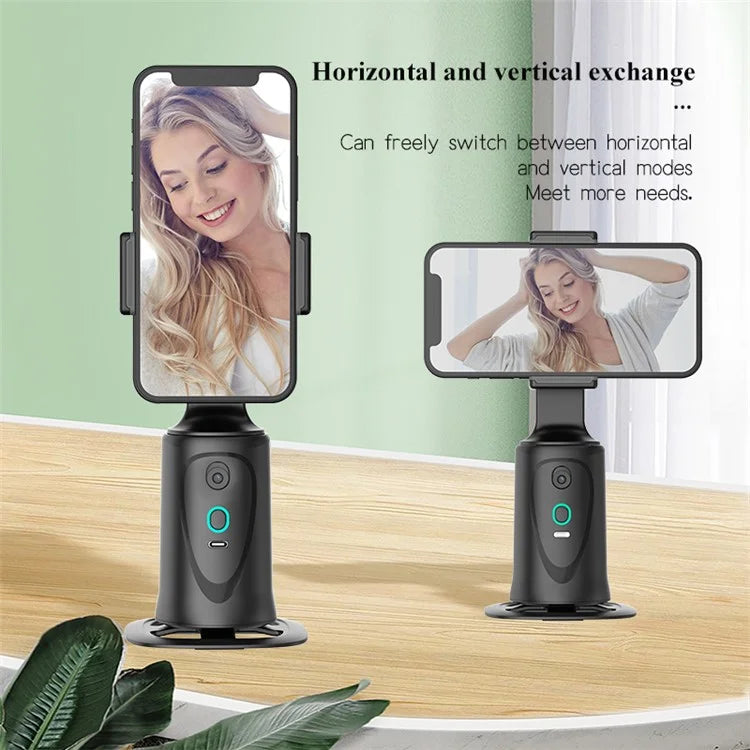 Q9 360 Degrees Rotation Smart AI Follow Gimbal Face Tracking Phone Camera Holder Photography Stand