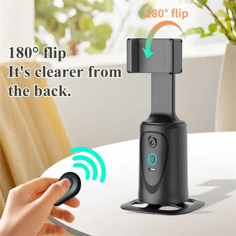 Q9 360 Degrees Rotation Smart AI Follow Gimbal Face Tracking Phone Camera Holder Photography Stand