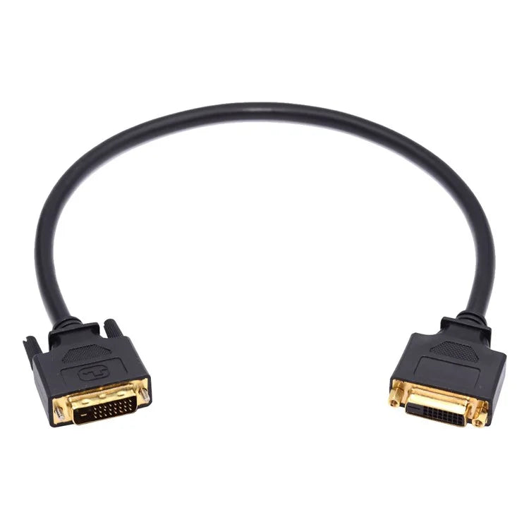DB-005 50cm DVI 24+1 Male to Female Extension Cable DVI-D Dual Link Digital Video for Monitor