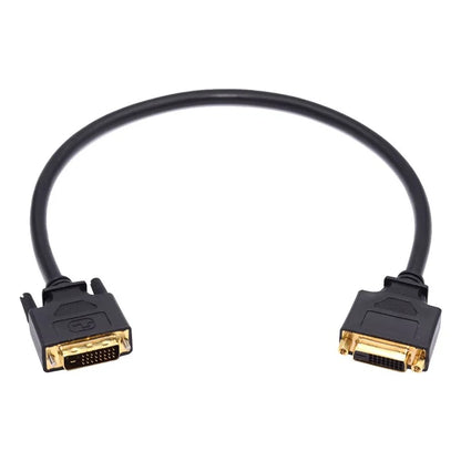 DB-005 50cm DVI 24+1 Male to Female Extension Cable DVI-D Dual Link Digital Video for Monitor