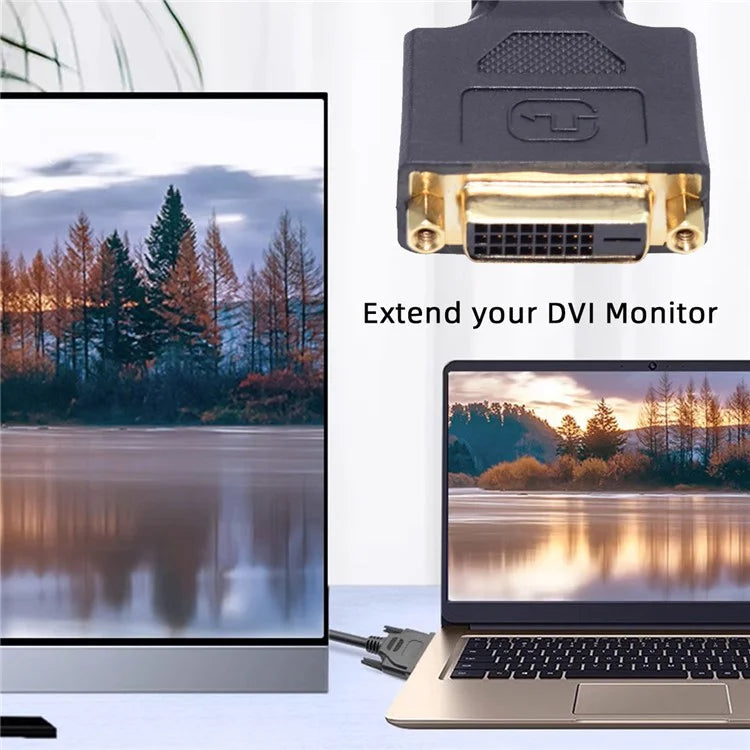 DB-005 50cm DVI 24+1 Male to Female Extension Cable DVI-D Dual Link Digital Video for Monitor