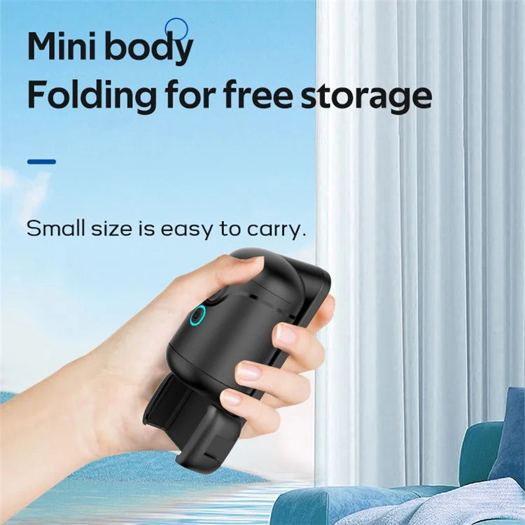 Q7 Intelligent Folding Gimbal Stabilizer 360-Degree Face Tracking Handheld Stabilizer 3-Axis Phone Gimbal Holder for Live Streaming