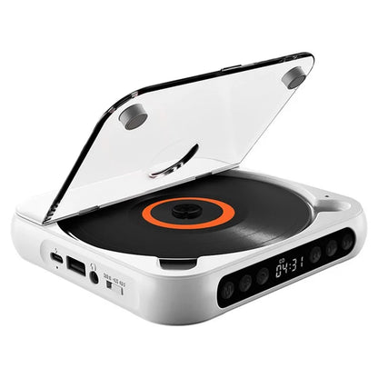 KC-918 CD Player with LCD Screen Portable Bluetooth Speaker Audio Repeater for Home Car