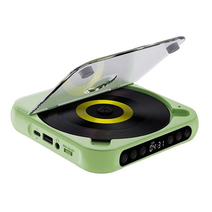 KC-918 CD Player with LCD Screen Portable Bluetooth Speaker Audio Repeater for Home Car