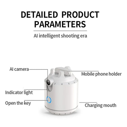 P7 AI Gesture Recognition Dual-Axis Tracking Gimbal Camera for Cell Phones, Tablets