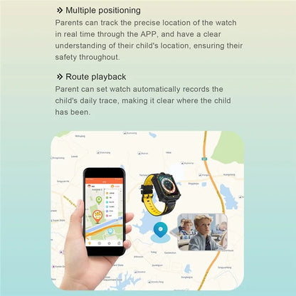K39 4G 1.83-inch Screen Kids Smart Watch Video Calling SOS GPS Positioning Student Camera Watch