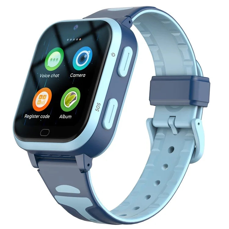 D5 1.69-inch HD Camera Video Call Position Tracker Android 8.1 4G Kids Smart Watch