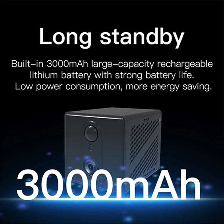 4G 3MP Home Security Camera Wireless Two-Way Talk Night Vision Camera (APP: Okam), No Memory Card