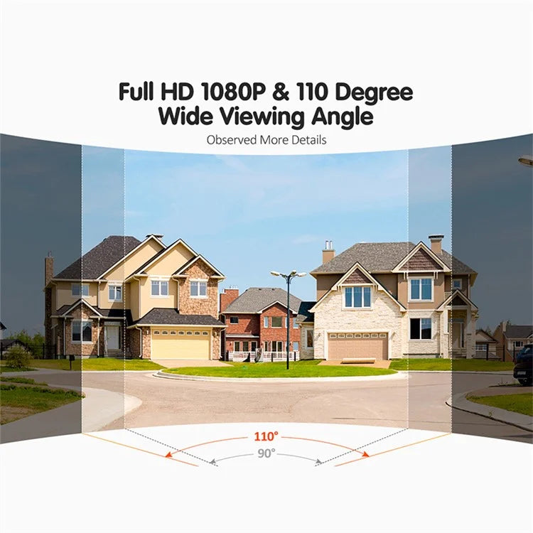 3MP WiFi Camera PIR Alarm Night Vision Two-Way Audio Home Shop Security Camera