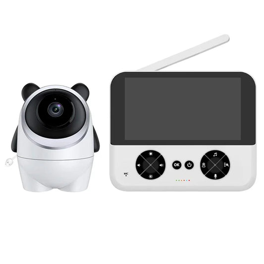 C5X 4.3-inch IPS Screen Baby Monitor 2 Way Voice 355-Degree Rotation Baby Security HD Video Camera