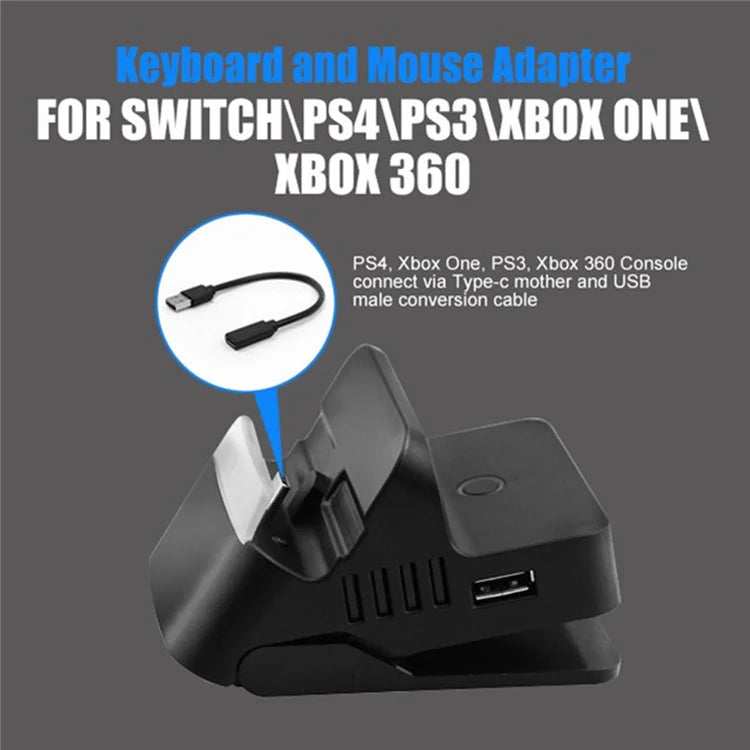 TOPWOLF For Nintendo Switch / Switch OLED Game Console Charging Base TV Screen Projection Video Converter