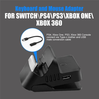 TOPWOLF For Nintendo Switch / Switch OLED Game Console Charging Base TV Screen Projection Video Converter