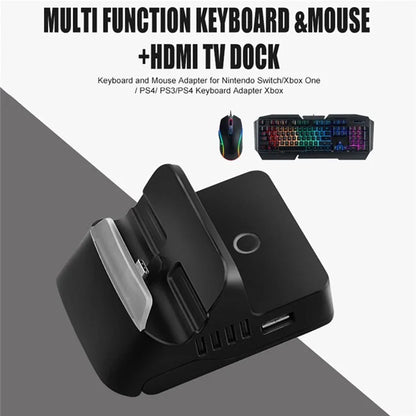 TOPWOLF For Nintendo Switch / Switch OLED Game Console Charging Base TV Screen Projection Video Converter