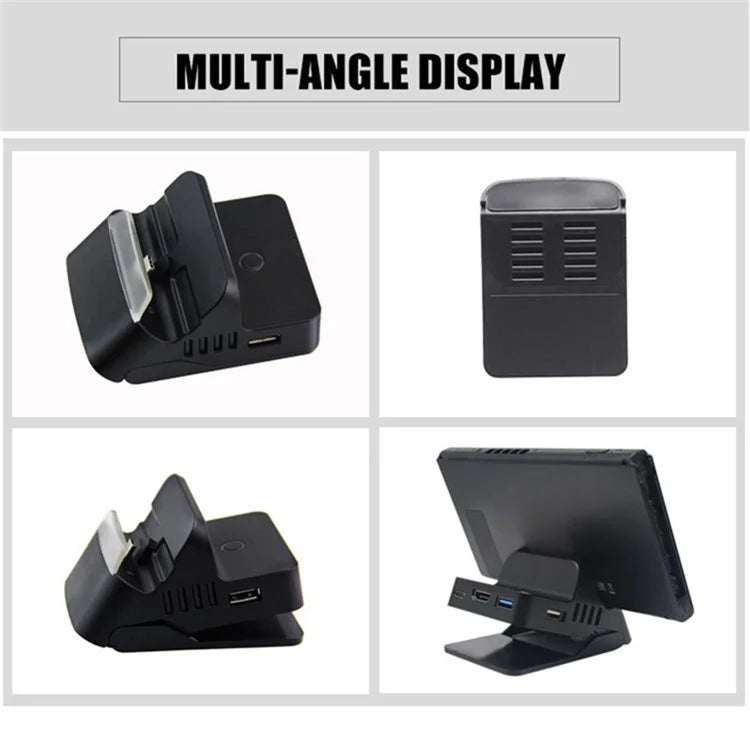 TOPWOLF For Nintendo Switch / Switch OLED Game Console Charging Base TV Screen Projection Video Converter
