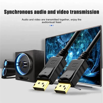 MINDPURE DP001 5m 3D Video Displayport 1.2 Cable 4K / 60Hz 2K / 144Hz DP to DP Cord